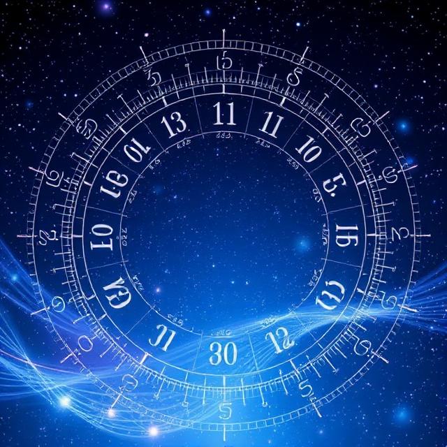 Numerology chart details illustration